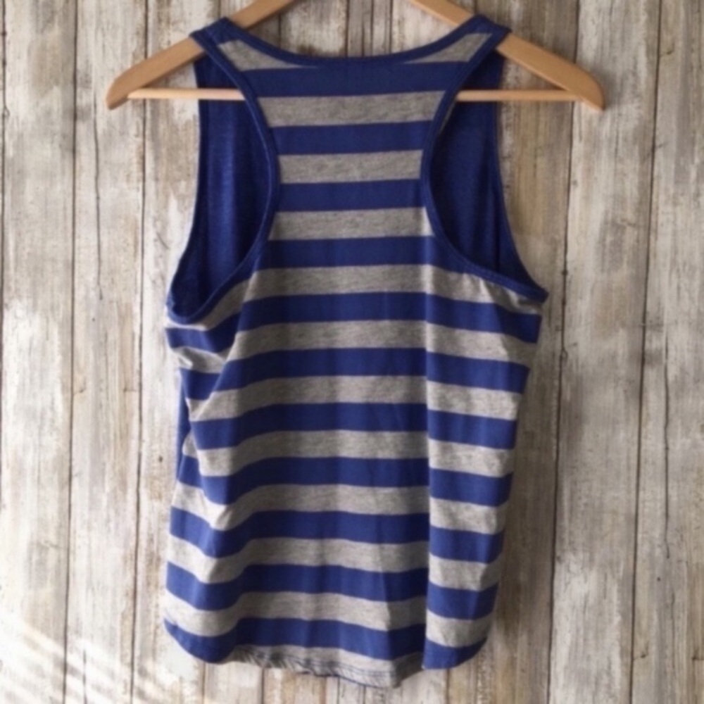 Minnie Mouse Blue Striped Tank - Picture 5 of 5
